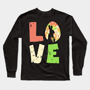 Love Easter Christian Cross Long Sleeve T-Shirt